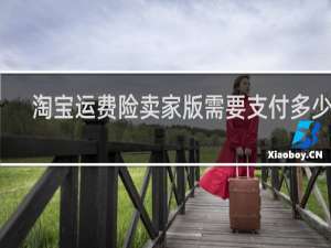 淘宝运费险卖家版需要支付多少钱