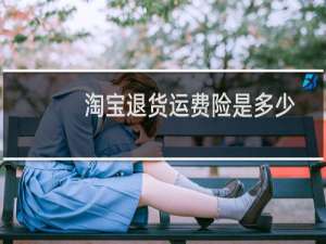 淘宝退货运费险是多少