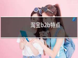 淘宝b2b特点