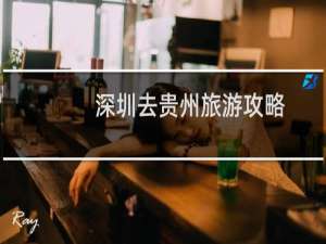 深圳去贵州旅游攻略