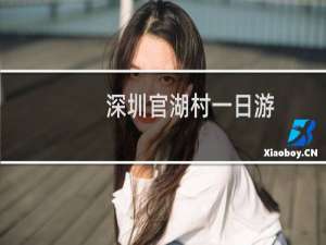 深圳官湖村一日游