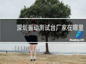 深圳振动测试台厂家在哪里