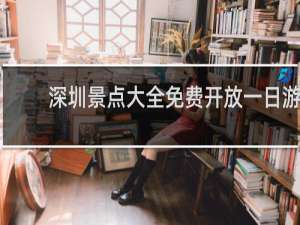 深圳景点大全免费开放一日游