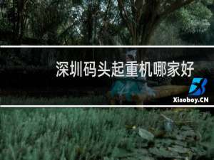 深圳码头起重机哪家好