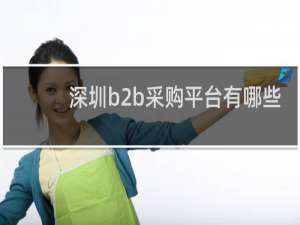 深圳b2b采购平台有哪些