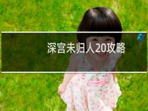 深宫未归人 攻略