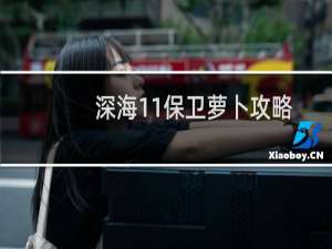 深海11保卫萝卜攻略