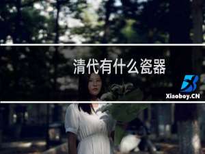 清代有什么瓷器