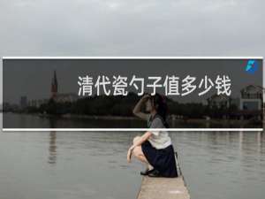 清代瓷勺子值多少钱
