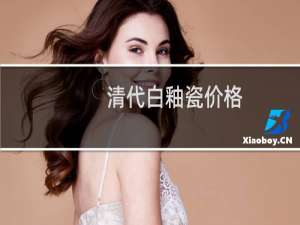 清代白釉瓷价格