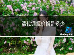 清代铜瓶价格是多少