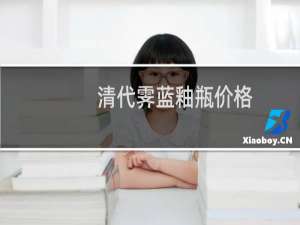 清代霁蓝釉瓶价格