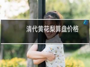 清代黄花梨算盘价格