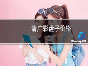 清广彩盘子价格