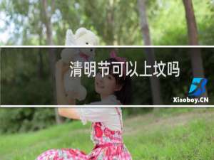 清明节可以上坟吗（上坟要做些什么）