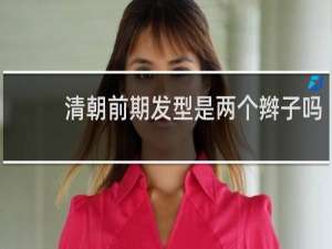 清朝前期发型是两个辫子吗