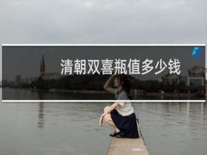 清朝双喜瓶值多少钱