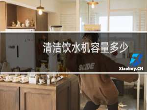 清洁饮水机容量多少