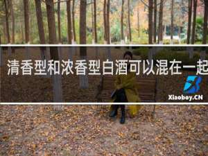 清香型和浓香型白酒可以混在一起喝吗