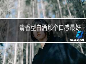 清香型白酒那个口感最好