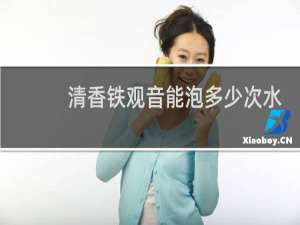 清香铁观音能泡多少次水