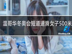 温哥华冬奥会短道速滑女子500米铜牌