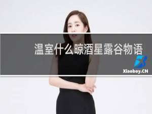 温室什么晾酒星露谷物语