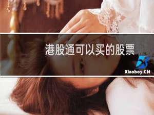 港股通可以买的股票