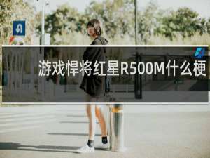 游戏悍将红星R500M什么梗