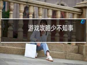 游戏攻略少不知事