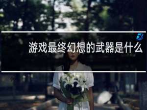 游戏最终幻想的武器是什么