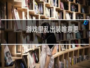 游戏里乱出装啥意思