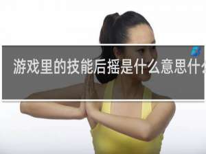 游戏里的技能后摇是什么意思什么梗