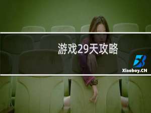游戏29天攻略