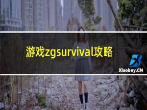 游戏zgsurvival攻略