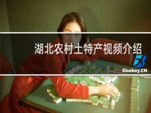 湖北农村土特产视频介绍