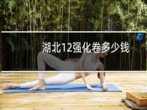 湖北12强化卷多少钱