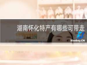 湖南怀化特产有哪些可带走