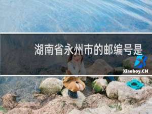湖南省永州市的邮编号是多少
