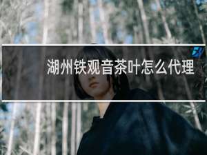 湖州铁观音茶叶怎么代理