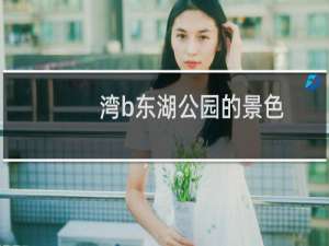 湾b东湖公园的景色