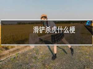 滑铲杀虎什么梗？滑铲杀虎是什么意思什么梗