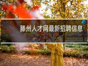滕州人才网最新招聘信息