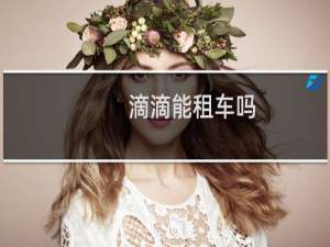 滴滴能租车吗