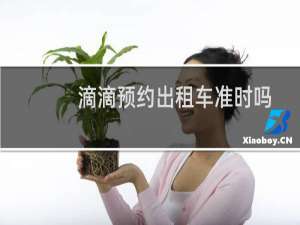 滴滴预约出租车准时吗