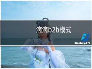 滴滴b2b模式