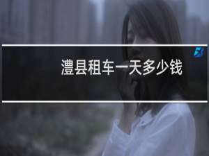 澧县租车一天多少钱