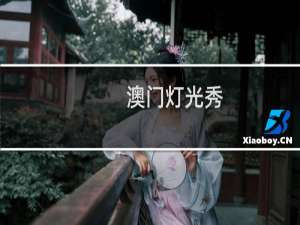 澳门灯光秀