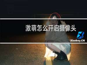 激萌怎么开启摄像头