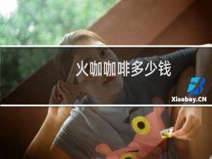 火咖咖啡多少钱
